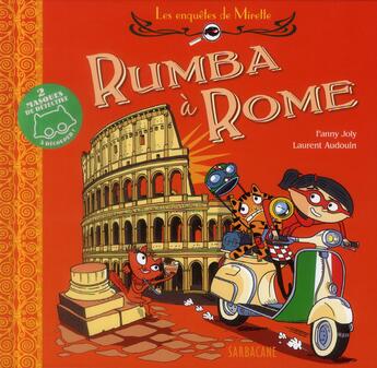 Couverture du livre « Rumba à Rome » de Laurent Audouin et Fanny Joly aux éditions Sarbacane