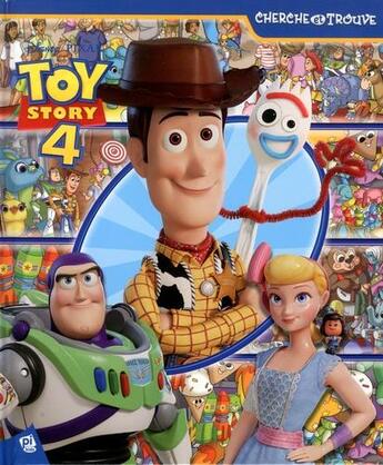 Couverture du livre « Toy story iv cherche trouve » de  aux éditions Pi Kids