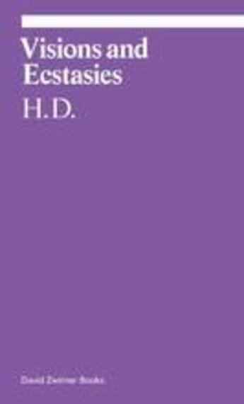 Couverture du livre « H.d. visions and ecstasies selected essays » de Michael Green aux éditions David Zwirner