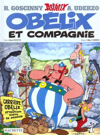 Couverture du livre « Astérix T.23 ; Obélix et compagnie » de Rene Goscinny et Albert Uderzo aux éditions Hachette