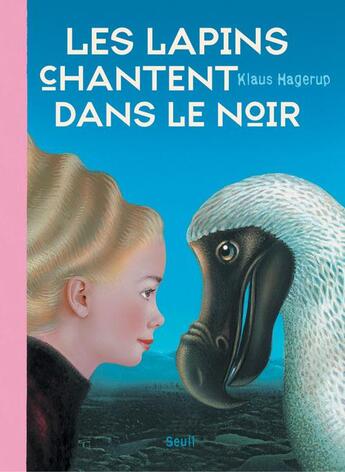 Couverture du livre « Lapins chantent dans le noir (les) » de Klaus Hagerup aux éditions Seuil Jeunesse