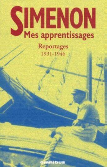 Couverture du livre « Apprentissages » de Georges Simenon aux éditions Omnibus