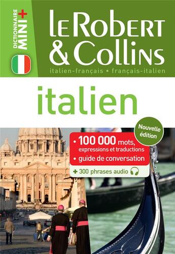 Couverture du livre « LE ROBERT & COLLINS ; MINI + ; français-italien ; italien-français » de  aux éditions Le Robert