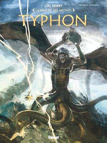 Couverture du livre « Typhon » de Luc Ferry et Clotilde Bruneau et Didier Poli et Federico Santagati aux éditions Glenat