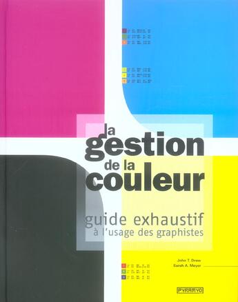 Couverture du livre « La gestion de la couleur » de  aux éditions Pyramyd