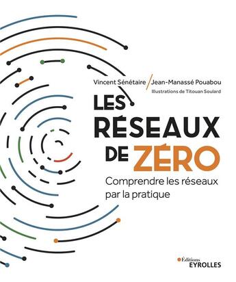 Couverture du livre « Les réseaux de zéro : comprendre les réseaux par la pratique » de Vincent Senetaire et Jean-Manasse Pouabou aux éditions Eyrolles