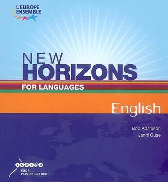 Couverture du livre « New horizons for languages : English » de  aux éditions Crdp De Nantes