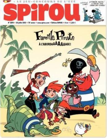 Couverture du livre « Le journal de Spirou t.3876 » de  aux éditions Magazines Streaming