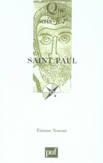 Couverture du livre « Saint Paul » de Etienne Trocmé aux éditions Que Sais-je ?