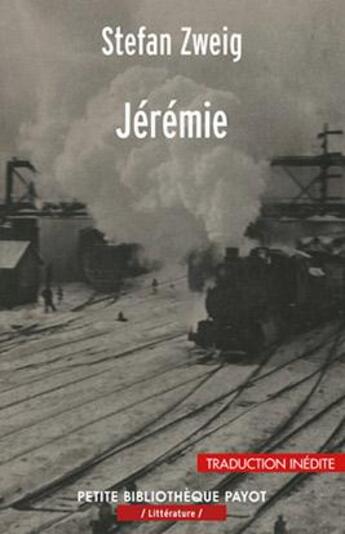 Couverture du livre « Jérémie » de Stefan Zweig aux éditions Payot