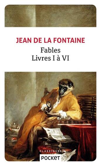 Couverture du livre « Fables Livres I à VI » de Jean De La Fontaine aux éditions Pocket