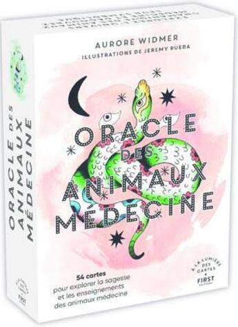 Couverture du livre « L'oracle des animaux médecine » de Aurore Widmer et Jeremy Rueda aux éditions First