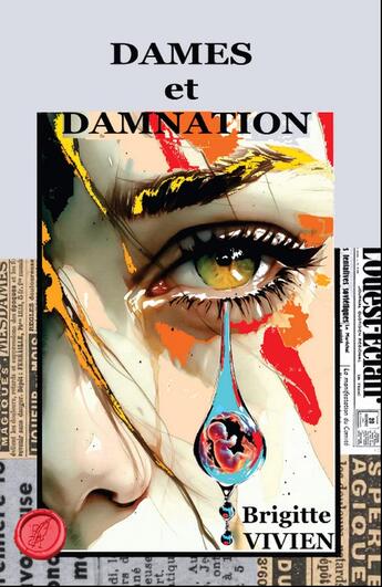 Couverture du livre « Dames et damnation » de Brigitte Vivien aux éditions Editions Encre Rouge