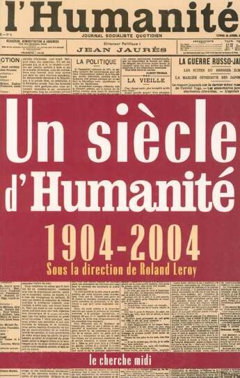 Couverture du livre « Un siecle d'