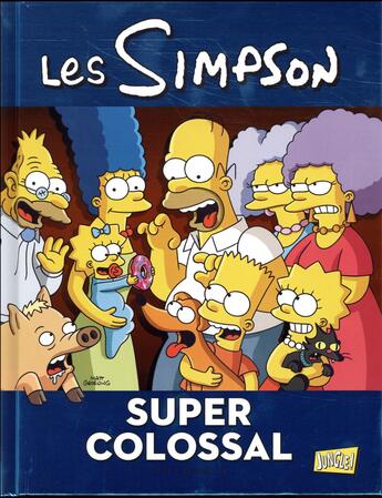 Couverture du livre « Les Simpson - super colossal Tome 2 » de Matt Groening aux éditions Jungle
