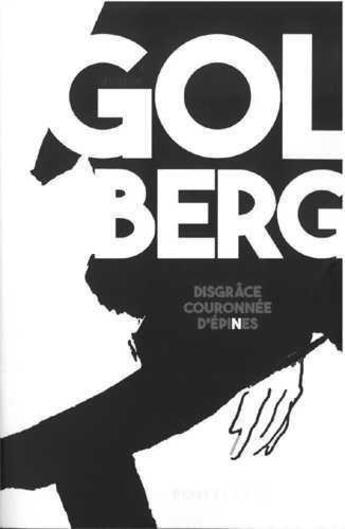 Couverture du livre « Disgrace couronnee d'epines » de Golberg Mecislas aux éditions Pontcerq