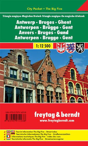 Couverture du livre « Antwerp-bruges-ghent magic triangle » de  aux éditions Freytag Und Berndt