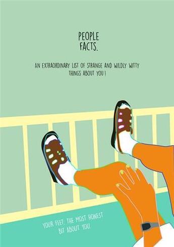 Couverture du livre « People facts : an extraordinary list of strange and wildly witty things about you » de Franziska Liebig aux éditions Bis Publishers