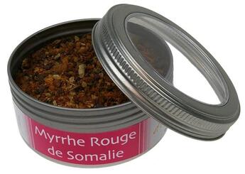 Couverture du livre « Encens myrrhe rouge de somalie resine naturelle boite 100 g » de  aux éditions Dg-exodif