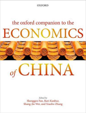 Couverture du livre « The Oxford Companion to the Economics of China » de Shenggen Fan aux éditions Oup Oxford