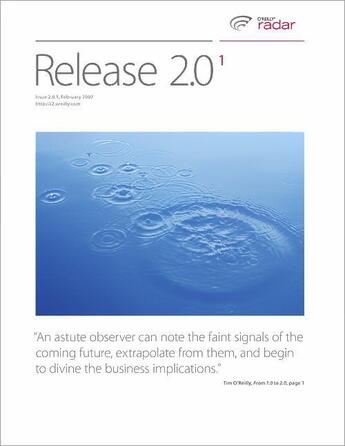 Couverture du livre « Release 2.0: Issue 1 » de Jimmy Guterman Ed. aux éditions O'reilly Media