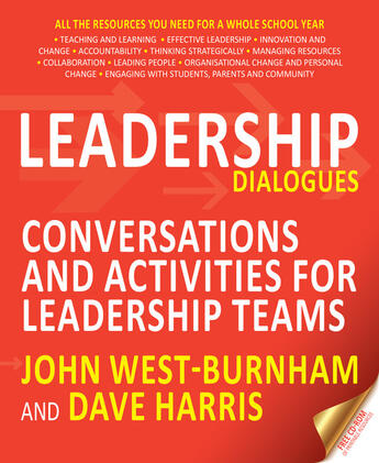 Couverture du livre « Leadership Dialogues » de Harris Dave aux éditions Crown House Digital