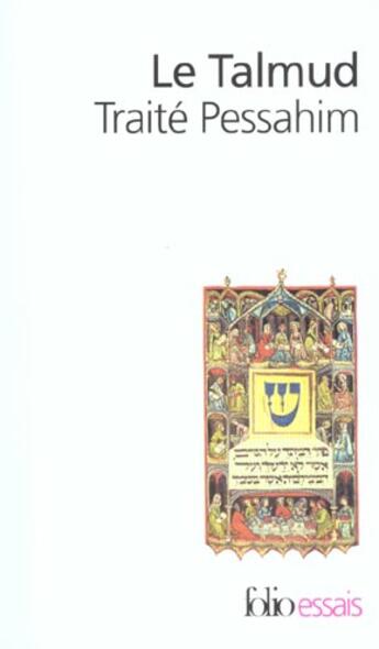 Couverture du livre « Le Talmud : Traité Pessahim » de Anonymes aux éditions Folio