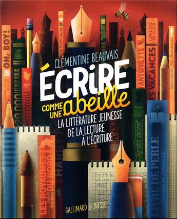 Couverture du livre « Écrire comme une abeille » de Clementine Beauvais aux éditions Gallimard-jeunesse