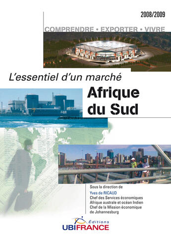 Couverture du livre « Afrique Du Sud. L'Essentiel D'Un Marche (2e Edition) » de Mission Economique D aux éditions Ubifrance