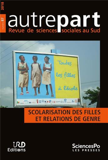 Couverture du livre « Autrepart 87 » de  aux éditions Presses De Sciences Po