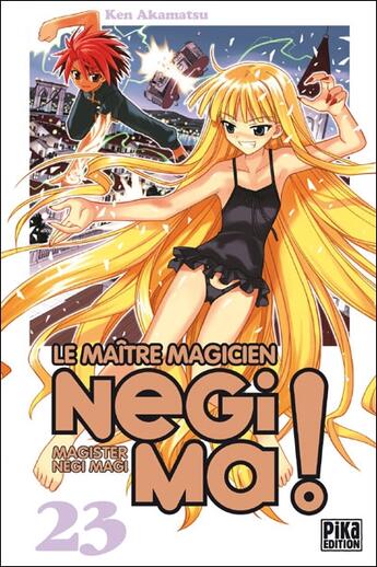 Couverture du livre « Negima Tome 23 » de Akamatsu-K aux éditions Pika