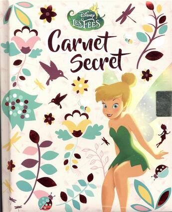 Couverture du livre « Fee clochette - carnet secret » de  aux éditions Disney Hachette