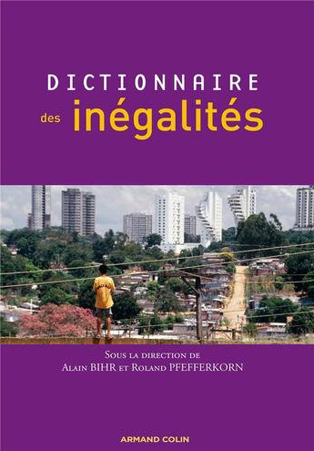 Couverture du livre « Dictionnaire des inégalités » de Roland Pfefferkorn et Alain Bihr aux éditions Armand Colin