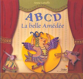 Couverture du livre « Abcd La Belle Amedee » de Anne Letuffe aux éditions Didier Jeunesse