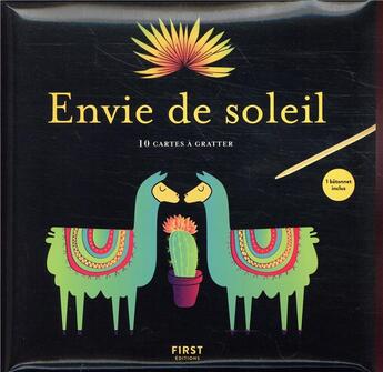 Couverture du livre « Cartes a gratter - envie de soleil » de Lisa Magano aux éditions First