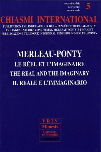 Couverture du livre « Chiasmi International N  5, Le Reel Et L'Imaginaire » de  aux éditions Vrin