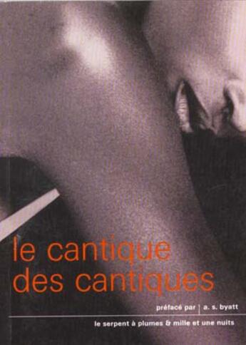 Couverture du livre « Cantique Des Cantiques » de A Byatt aux éditions Fayard