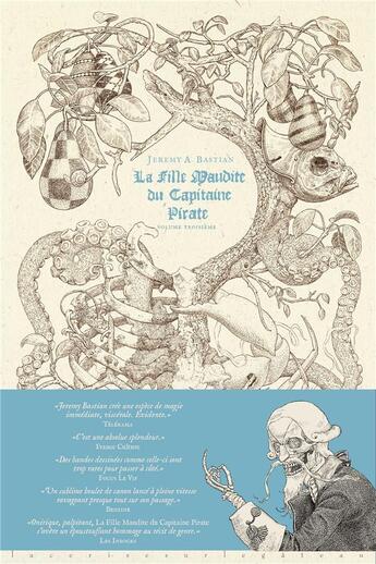 Couverture du livre « La fille maudite du Capitaine Pirate t.3 » de Jeremy A. Bastian aux éditions De La Cerise