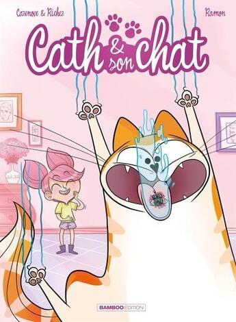 Couverture du livre « Cath et son chat Tome 1 » de Christophe Cazenove et Yrgane Ramon et Herve Richez aux éditions Bamboo