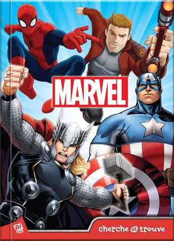 Couverture du livre « Marvel cherche et trouve 48 pages » de  aux éditions Pi Kids