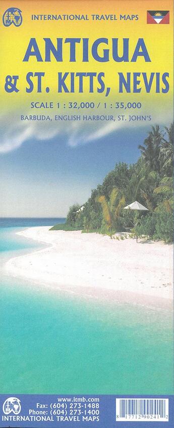 Couverture du livre « Antigua & st. kitts - nevis » de  aux éditions Itm