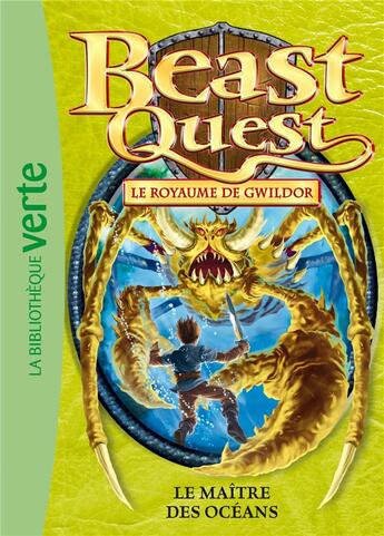 Couverture du livre « Beast Quest Tome 29 : le maître des océans » de Adam Blade aux éditions Hachette Jeunesse