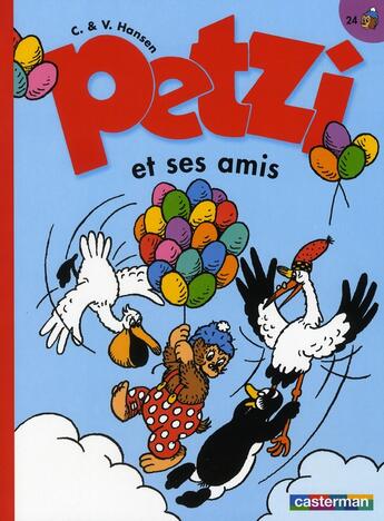 Couverture du livre « Petzi Tome 24 » de Hansen aux éditions Casterman
