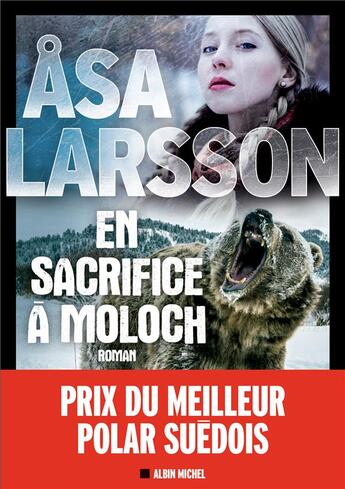 Couverture du livre « En sacrifice à Moloch » de Asa Larsson aux éditions Albin Michel