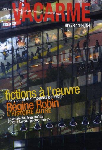 Couverture du livre « Fictions à l'oeuvre » de Revue Vacarme aux éditions Amsterdam