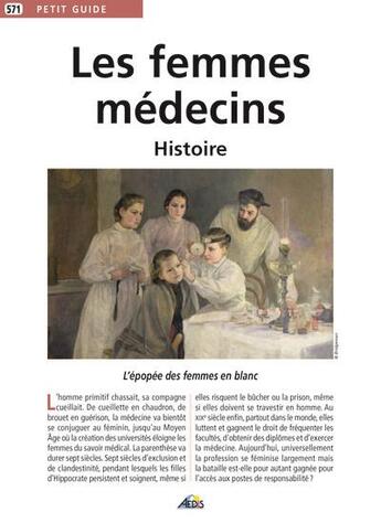 Couverture du livre « Femmes medecins » de Anonyme aux éditions Aedis