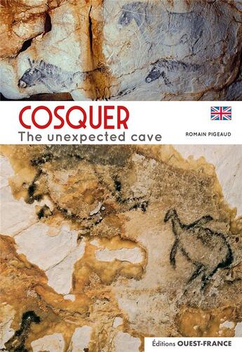 Couverture du livre « La grotte cosquer - anglais » de Romain Pigeaud aux éditions Ouest France