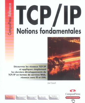 Couverture du livre « Tcp/ip notions fondamentales (3e édition) » de Joe Casad aux éditions Pearson