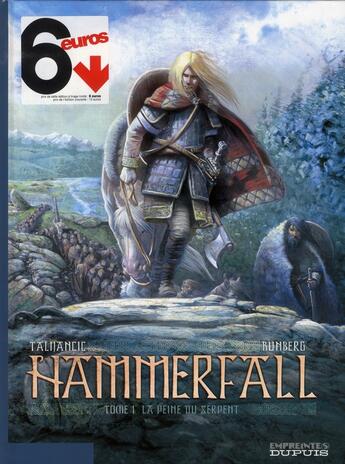 Couverture du livre « Hammerfall Tome 1 : la peine du serpent » de Sylvain Runberg et Boris Talijanjic aux éditions Dupuis