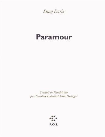 Couverture du livre « Paramour » de Stacy Doris aux éditions P.o.l